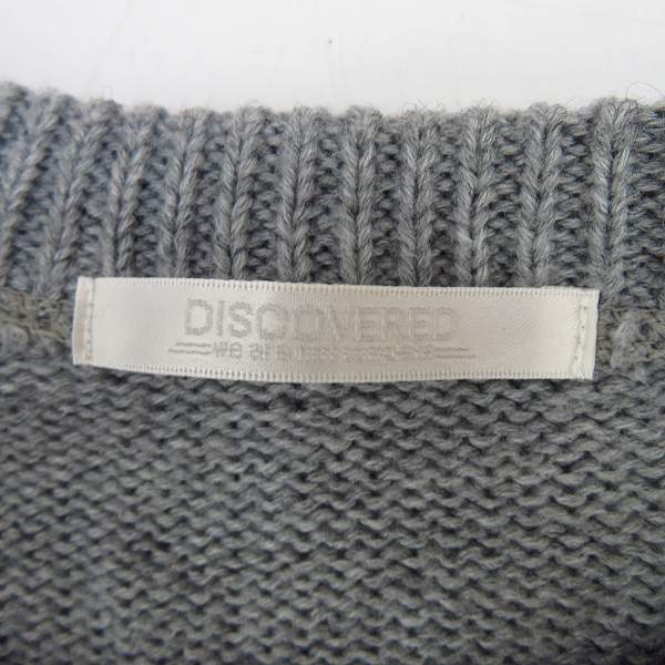 実際に弊社で買取させて頂いたDISCOVERED/ディスカバード ドッキング 長袖ニット DC-AW17-KN-05 size：2の画像 2枚目