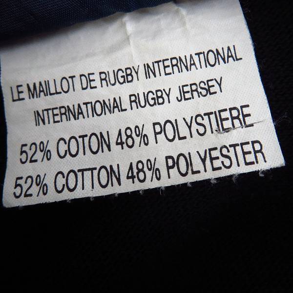 実際に弊社で買取させて頂いたCANTERBURY/カンタベリー ラグビー NEW ZEALAND ALL BLACKS ラガーシャツ/M 40の画像 3枚目