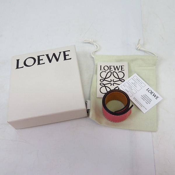 実際に弊社で買取させて頂いたLOEWE/ロエベ アナグラム スモールスラップ ブレスレットの画像 7枚目