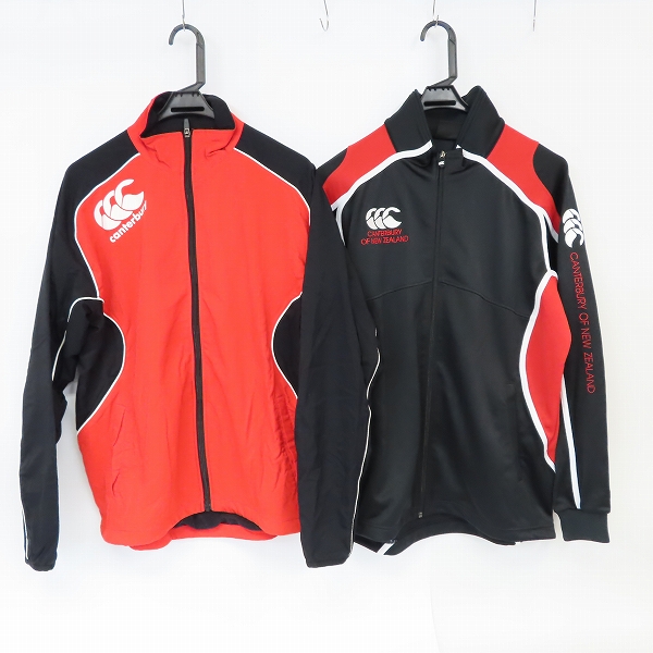 実際に弊社で買取させて頂いたCANTERBURY/カンタベリー ストレッチウインドジャケット/プラクティスジャケット/M/2点セット