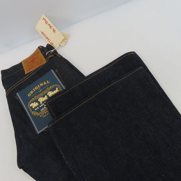 実際に弊社で買取させて頂いた【未使用】THE FLAT HEAD/フラットヘッド ブーツカットデニムパンツ 3006/W31L36の画像 6枚目