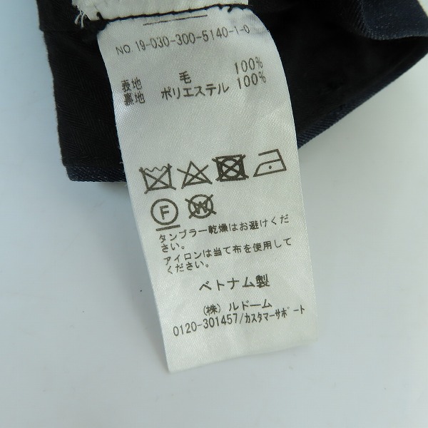 実際に弊社で買取させて頂いたEDIFICE/エディフィス スラックスパンツ/ラウンドパンツ/チェックワイドパンツ L/40/44 4点セットの画像 4枚目