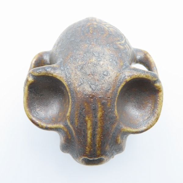 実際に弊社で買取させて頂いたBloodyMary/ブラッディマリー 2008 コレクション KAI 信楽焼 Bakeneko スカルの画像 2枚目