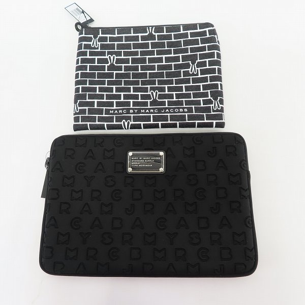 実際に弊社で買取させて頂いた【未使用】MARC BY MARC JACOBS/マークバイマークジェイコブス クラッチバッグ/タブレットケース M0001929/M6PE023 2点セット