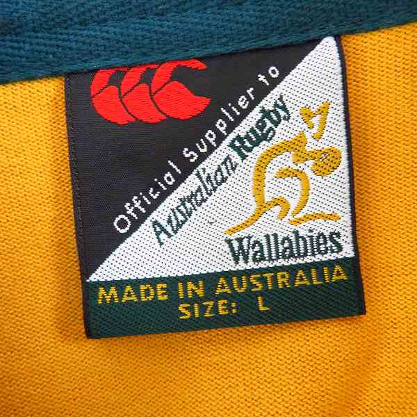 実際に弊社で買取させて頂いたCANTERBURY/カンタベリー ラグビー オーストラリア ワラビーズ ラガーシャツ/Lの画像 2枚目