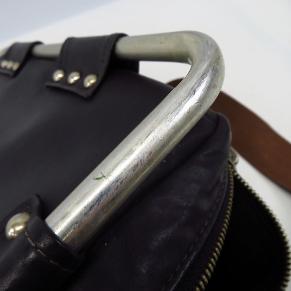 実際に弊社で買取させて頂いたJean Paul GAULTIER/ジャンポールゴルチエ パイプフレーム レザー 2way ショルダーバッグの画像 6枚目