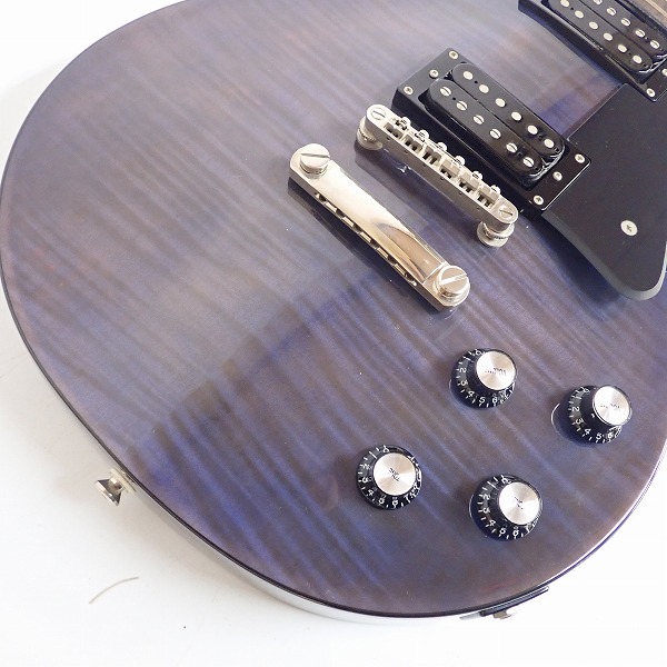 実際に弊社で買取させて頂いた★【弦無し】Epiphone/エピフォン Les Paul CLASSIC-T/レスポール Min-ETune搭載 ギグケース付の画像 5枚目