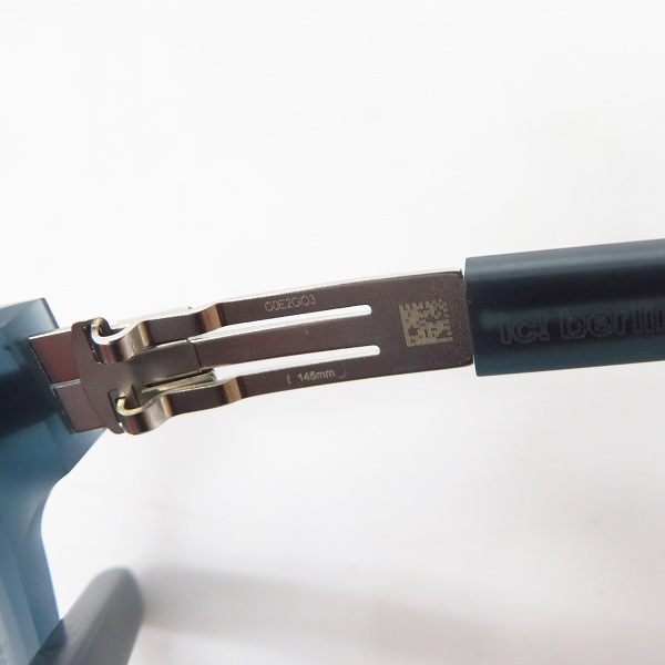 実際に弊社で買取させて頂いたic! berlin/アイシーベルリン anne k. プラスチックフレーム メガネフレーム/アイウエアの画像 4枚目