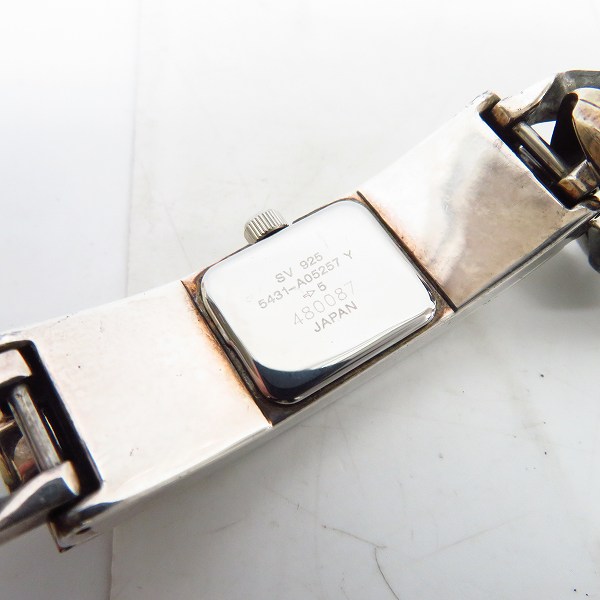 実際に弊社で買取させて頂いたJean Paul GAULTIER/ジャンポールゴルチエ SV925 カバー付き ウォッチブレスレット/腕時計 5431-A05257【動作未確認】の画像 3枚目
