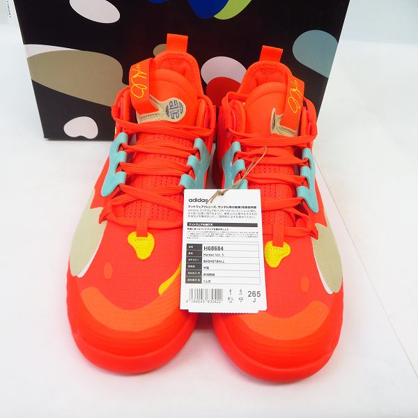 未使用】adidas/アディダス HARDEN VOL. 5/ハーデン FUTURENATURAL 