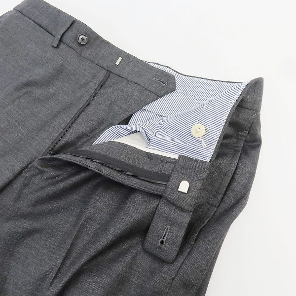 実際に弊社で買取させて頂いたTOMORROWLAND×COLOMBO/トゥモローランド カシミヤ混 2B テーラードジャケット セットアップ スーツ 48の画像 5枚目