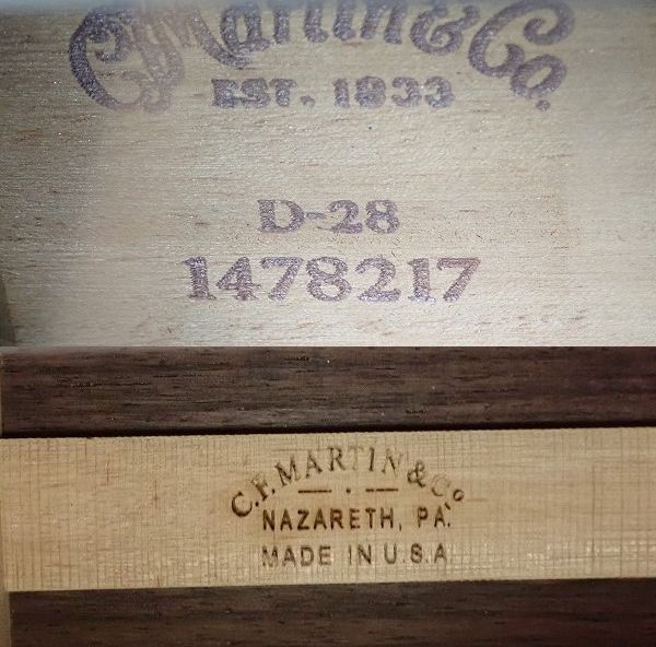 実際に弊社で買取させて頂いた★【美品】Martin/マーティン D-28 アコースティックギター/アコギ 2011年製 ハードケース付き シリーズの画像 4枚目