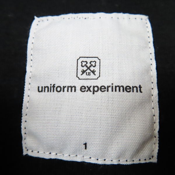 実際に弊社で買取させて頂いたuniform experiment/ユニフォームエクスペリメント UEN DOUBLE ZIP PARKA ジップパーカー UE-190053 1の画像 3枚目