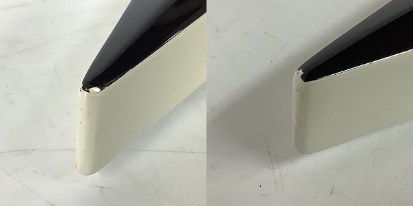 実際に弊社で買取させて頂いた★DEAN/ディーン RAZORBACK 7 255 Metallic White/Classic Black 7弦 アクティブ エレキギター ハードケース付きの画像 7枚目