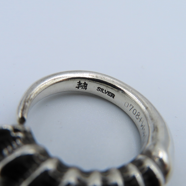 実際に弊社で買取させて頂いた【ギャラ付】BloodyMary/ブラッディマリー プレイン リング/＃13の画像 4枚目