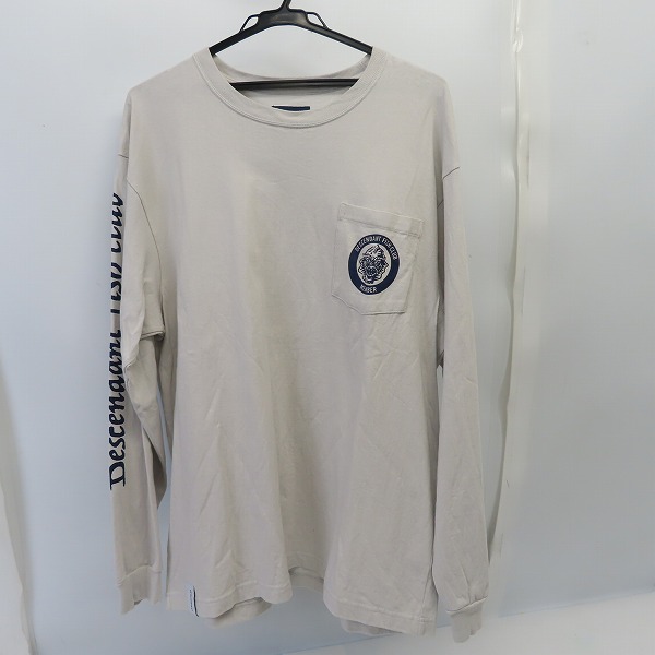 実際に弊社で買取させて頂いたDESCENDANT/ディセンダント 胸ポケット付き プリント長袖カットソー/2