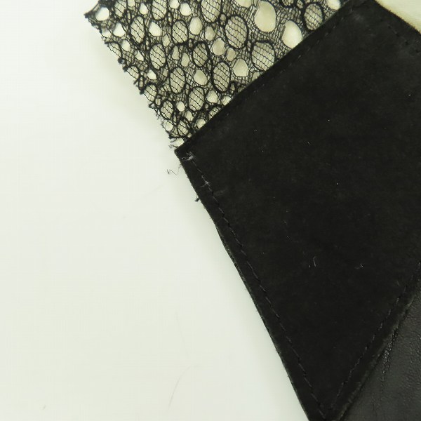 実際に弊社で買取させて頂いたIF SIX WAS NINE/イフシックスワズナイン GILET SINDBAAD-2/M レザー レースジレ ベスト 1の画像 5枚目