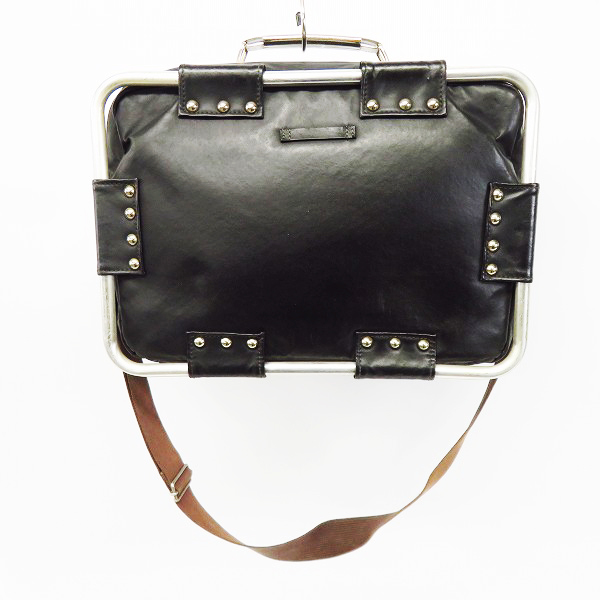 実際に弊社で買取させて頂いたJean Paul GAULTIER/ジャンポールゴルチエ パイプフレーム レザー 2way ショルダーバッグの画像 1枚目
