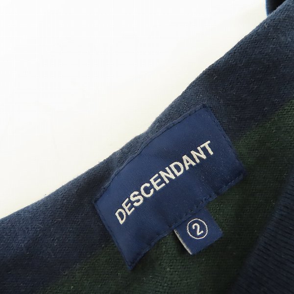 実際に弊社で買取させて頂いたDESCENDANT/ディセンダント ボーダー 胸ポケット付き 長袖カットソー/2の画像 2枚目