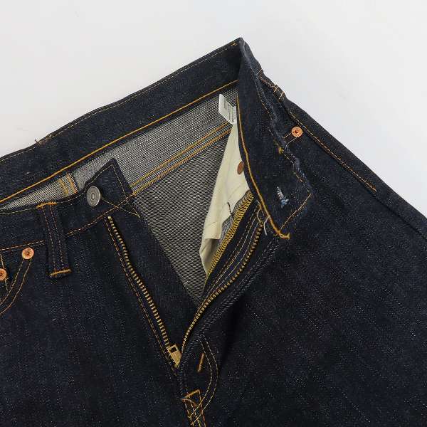 実際に弊社で買取させて頂いた【未使用】THE FLAT HEAD/フラットヘッド ブーツカットデニムパンツ 3006/W31L36の画像 5枚目