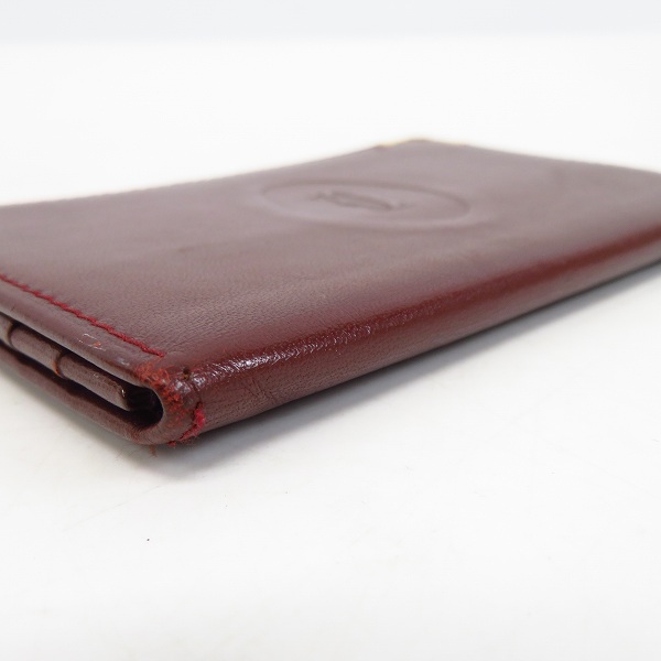 実際に弊社で買取させて頂いたCartier/カルティエ マストライン レザーカードケース/パスケースの画像 2枚目