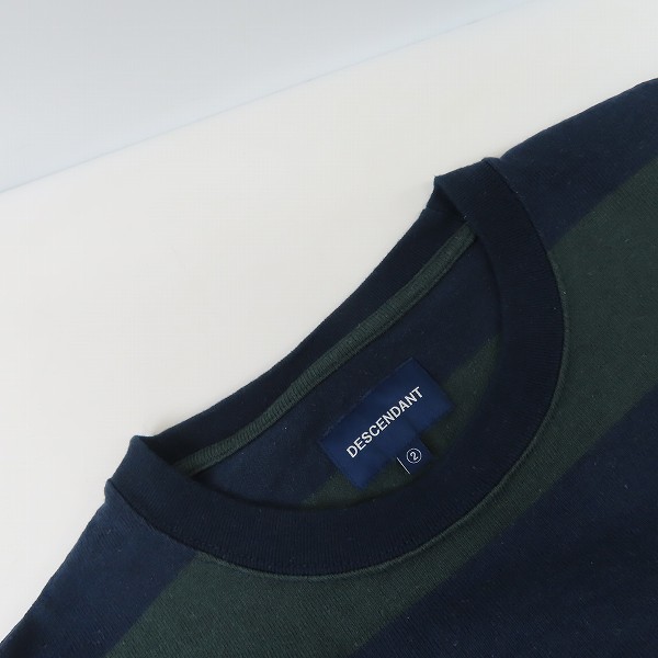 実際に弊社で買取させて頂いたDESCENDANT/ディセンダント ボーダー 胸ポケット付き 長袖カットソー/2の画像 5枚目