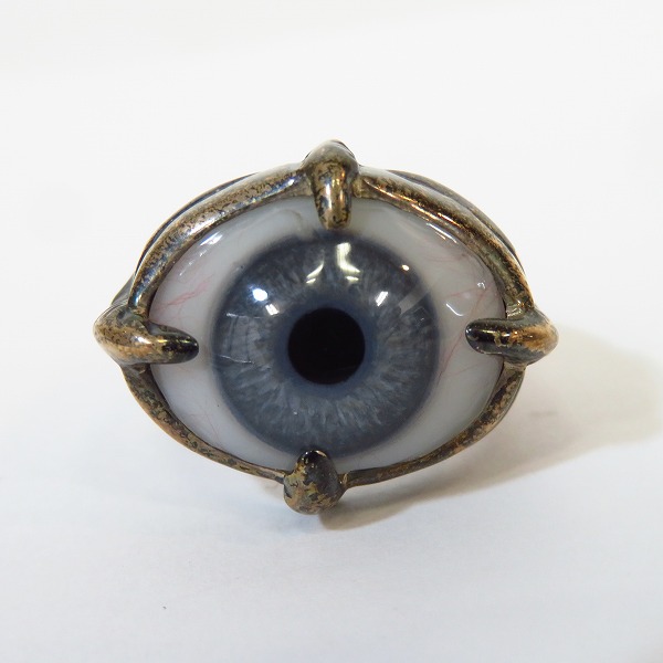 実際に弊社で買取させて頂いた【ギャラ付き】CRAZY PIG/クレイジーピッグ 義眼 ヒューマンアイ リング 17.5号の画像 1枚目