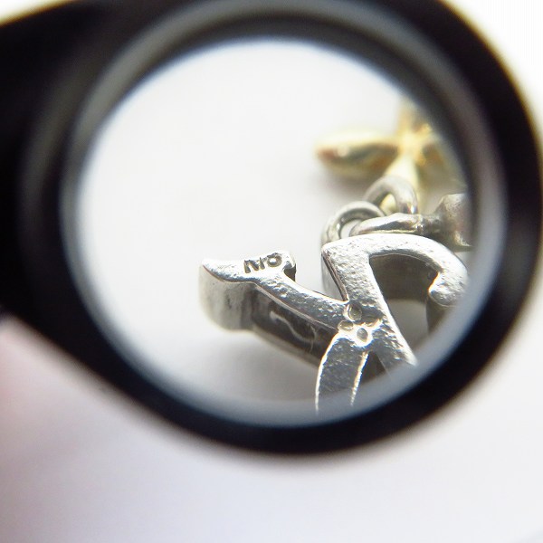 実際に弊社で買取させて頂いたLOREE RODKIN/ローリーロドキン love&hate/ラブアンドヘイト【K】イニシャル ペンダント/チャーム の画像 5枚目