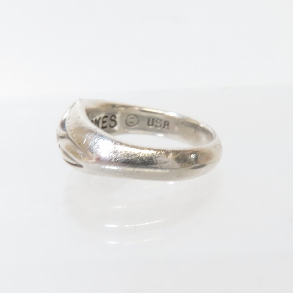 実際に弊社で買取させて頂いた【ギャラ付き】LONE ONES/ロンワンズ Carved Silk Ring S/カーヴド シルク リング スモール 9号/MFR-0005の画像 2枚目