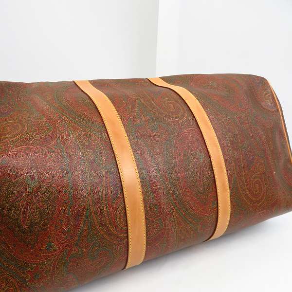 実際に弊社で買取させて頂いたETRO/エトロ ボストンバック ペイズリー柄/レザーハンドルの画像 2枚目