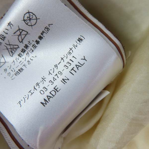 実際に弊社で買取させて頂いたBelstaff/ベルスタッフ GOLD Label RACING BLOUSON MAN アンティーク加工 レザーレーシングブルゾン Sの画像 4枚目