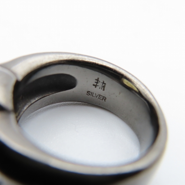 実際に弊社で買取させて頂いた【ギャラ付】BloodyMary/ブラッディマリー 2008 Summer Festival ゲート リングBLK/シトリン #13の画像 5枚目