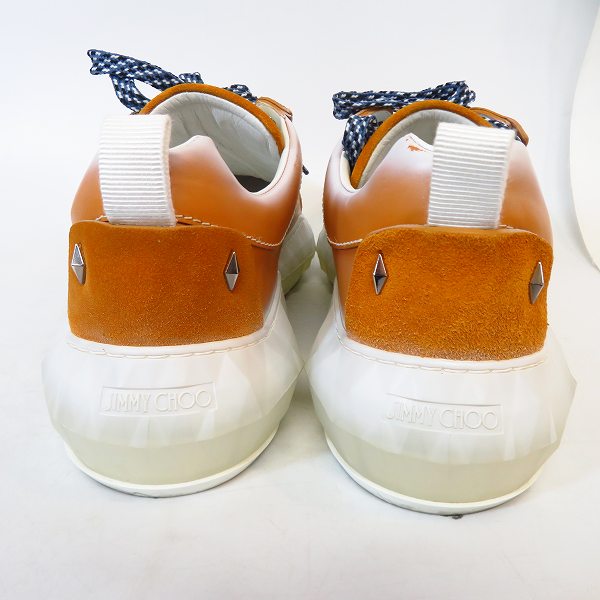 実際に弊社で買取させて頂いたJIMMY CHOO/ジミーチュウ 20SS DIAMOND/ダイヤモンドスニーカー 42の画像 1枚目