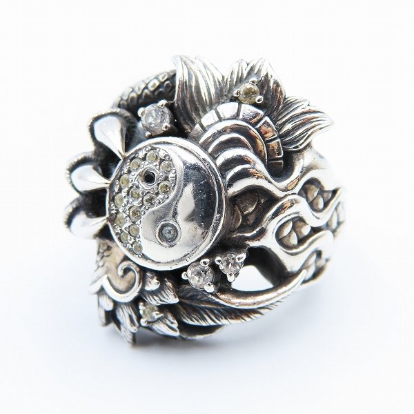 実際に弊社で買取させて頂いたBloodyMary/ブラッディマリー KAI 2008 クリスマス 太極図 リング/＃23