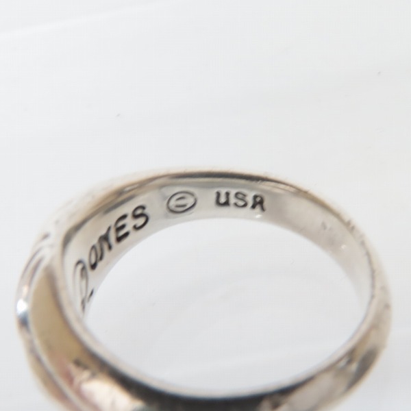 実際に弊社で買取させて頂いた【ギャラ付き】LONE ONES/ロンワンズ Carved Silk Ring S/カーヴド シルク リング スモール 9号/MFR-0005の画像 6枚目