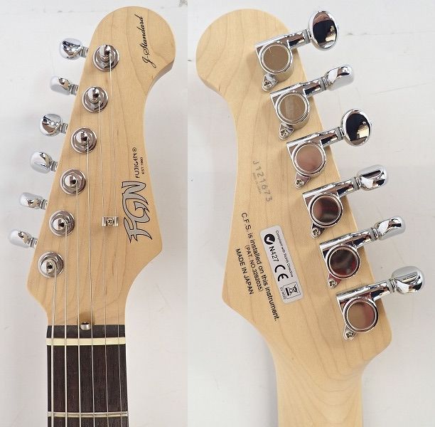 実際に弊社で買取させて頂いた★FGN FUJIGEN/フジゲン J STANDARD JST-5R ストラトキャスターType ギグケース付 の画像 2枚目