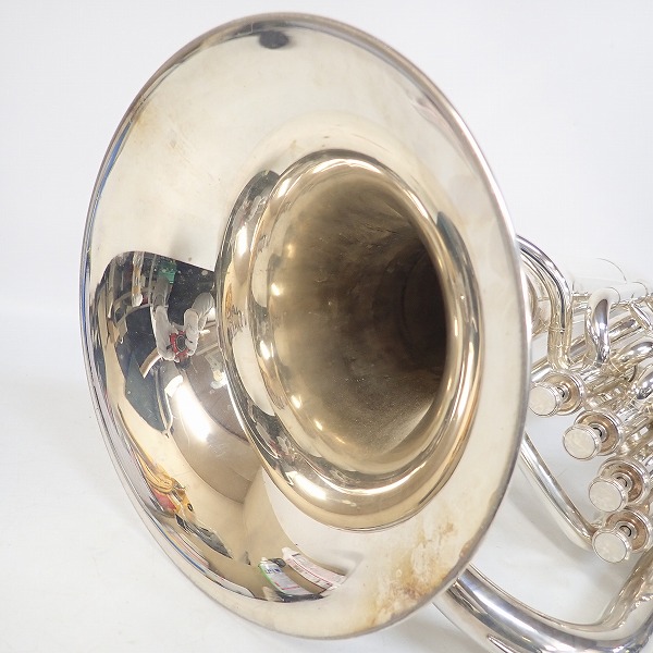 実際に弊社で買取させて頂いた★YAMAHA/ヤマハ ユーフォニアム YEP-321S/YEP321S シルバー ハードケース付 の画像 2枚目