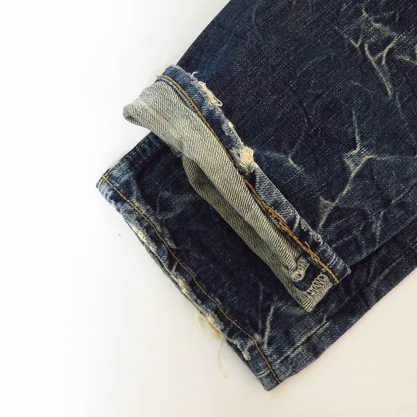 実際に弊社で買取させて頂いたHYSTERICS/ヒステリックス スタッズ付きストレートデニムパンツ  3AP-4812/Sの画像 7枚目