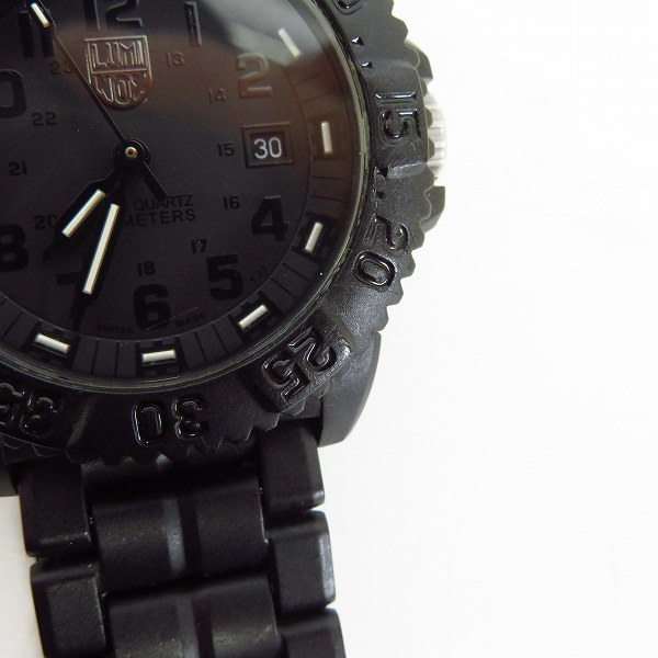 実際に弊社で買取させて頂いたLUMINOX/ルミノックス NAVY SEALS/ネイビーシールズ 黒　腕時計 3050/3950の画像 6枚目