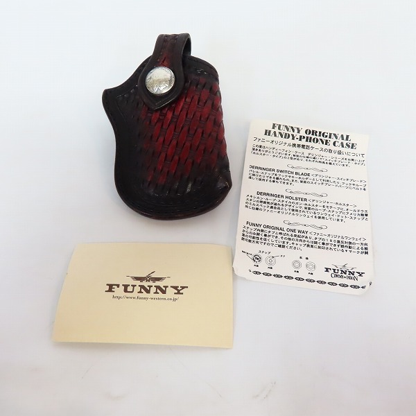 実際に弊社で買取させて頂いたFUNNY/ファニー バスケットスタンプ モバイルケース/小物入れの画像 9枚目