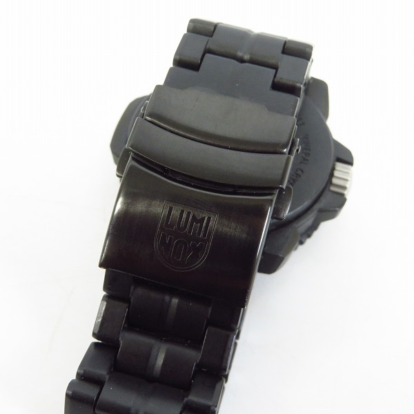 実際に弊社で買取させて頂いたLUMINOX/ルミノックス NAVY SEALS/ネイビーシールズ 黒　腕時計 3050/3950の画像 4枚目