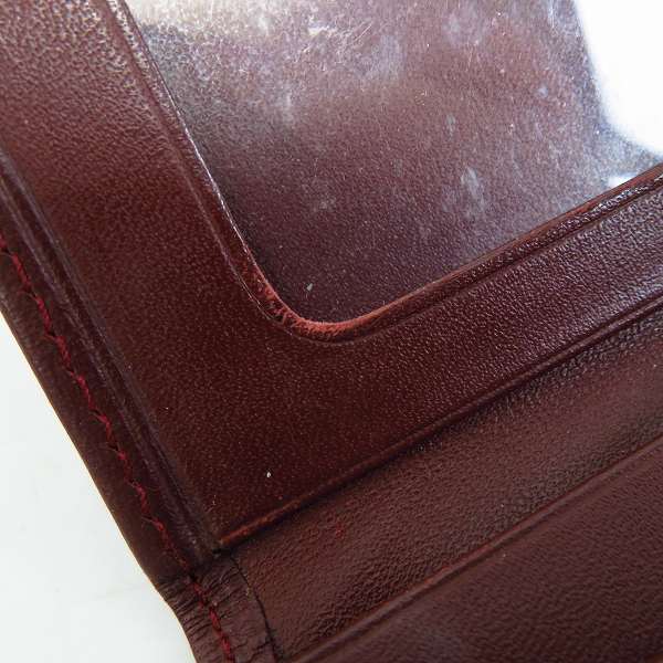 実際に弊社で買取させて頂いたCartier/カルティエ マストライン レザーカードケース/パスケースの画像 6枚目