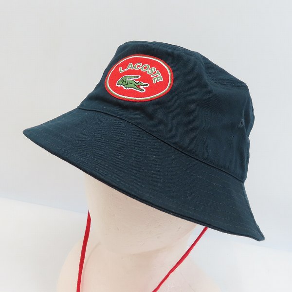 実際に弊社で買取させて頂いたLACOSTE/ラコステ EXCLUSIVE EDITION ロゴワッペン バケットハット size：59cm　