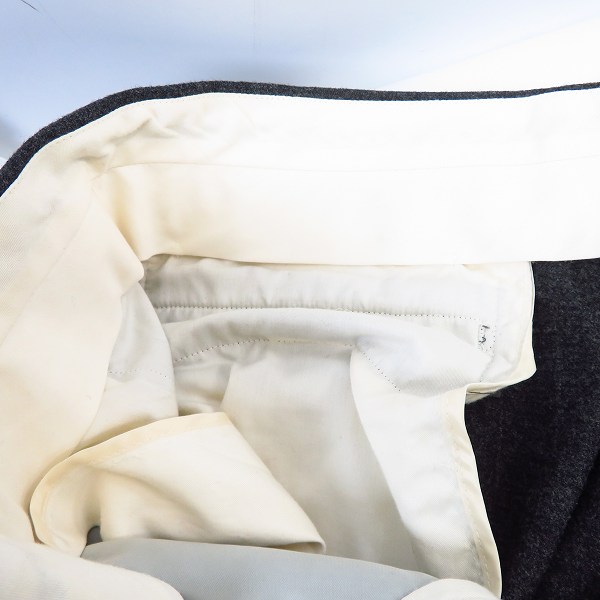 実際に弊社で買取させて頂いたBURBERRYS/バーバリーズ ラムウールダブルスーツ セットアップ/96-86-170 AB5の画像 6枚目