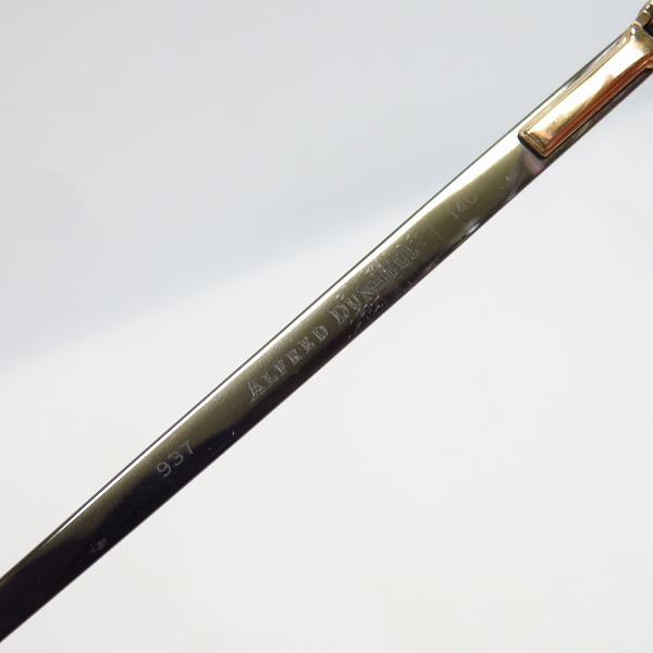 実際に弊社で買取させて頂いたALFRED DUNHILL/アルフレッドダンヒル メガネフレーム 度入り 937の画像 3枚目