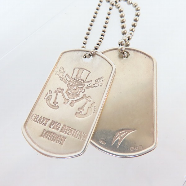 実際に弊社で買取させて頂いたCRAZY PIG/クレイジーピッグ CPDドッグタグ ネックレス