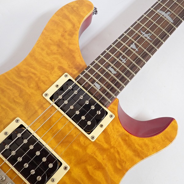 実際に弊社で買取させて頂いた★PRS/Paul Reed Smith/ポールリードスミス SE Custom 24 25th Anniversary バードインレイ ギグケース付 の画像 5枚目