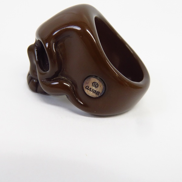 実際に弊社で買取させて頂いたGARNI/ガルニ アクリル スカルリング/指輪 16号の画像 5枚目