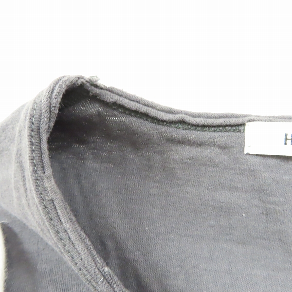 実際に弊社で買取させて頂いたHELMUT LANG/ヘルムートラング Vネック Tシャツ Mの画像 6枚目