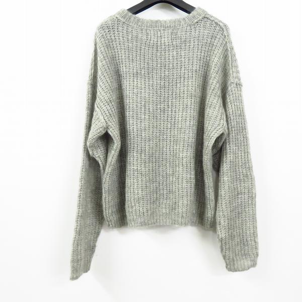 実際に弊社で買取させて頂いたDISCOVERED/ディスカバード KID MOHAIR KNIT/キッドモヘアニット グレー size：Sの画像 1枚目